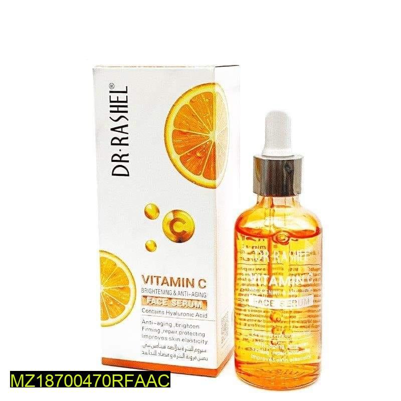 DR.RASHEL Vitamin C Face Serum – Brightening & Anti-Aging with Hyaluronic Acid