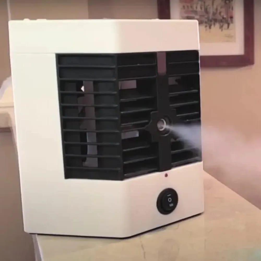 Arctic Cool Ultra-Pro 2X Portable Mini Air Cooler – Personal USB Evaporative Cooler, Humidifier & Fan with Ice Tray, 3 Modes, Quiet Operation